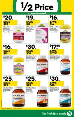 Preview of Woolworths catalogue - valid from 08/07/2026 | Page: 8 | Products: Sugar, Fish oil, Multivitamin, Vitamin