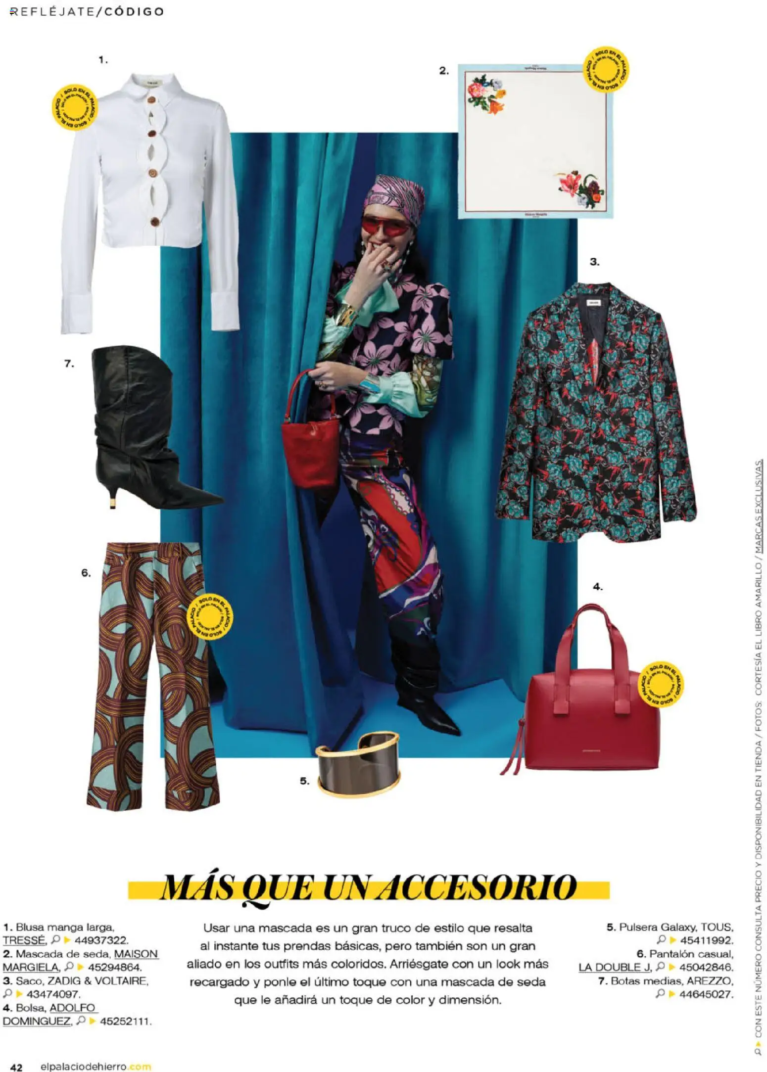 Nuevas ofertas de Palacio De Hierro válidas en toda la República Mexicana desde el 01/07/2026. ¡Encuentra las mejores ofertas en Palacio De Hierro catálogo! | Página: 45 | Productos: Blusa, Botas, Manga, Pulsera