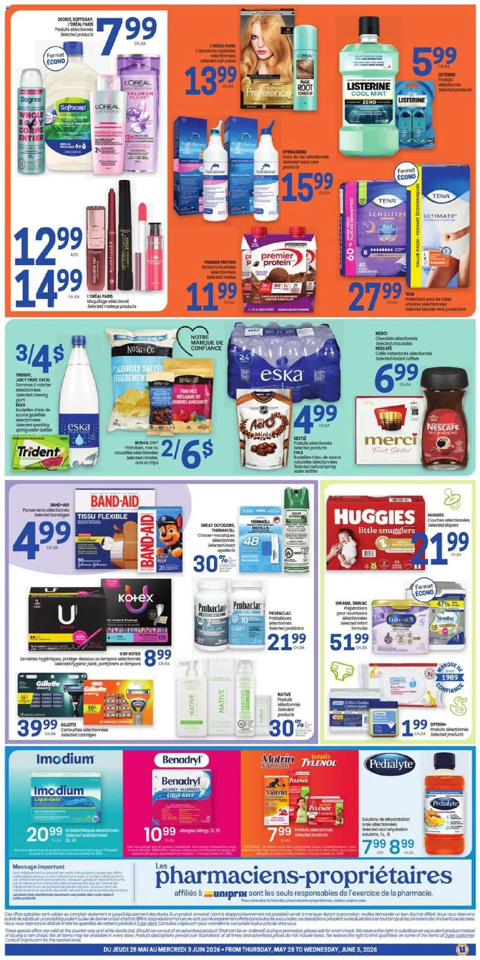 Uniprix flyer valid from 28.05.2026 | Page: 2 | Products: Chips, Nuts