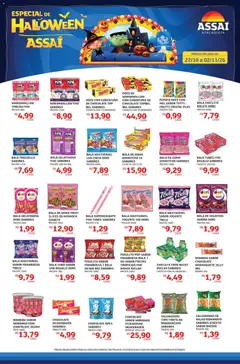 Assaí Atacadista ofertas Halloween - Pré-Visualização do folheto da loja Assaí Atacadista, válido de 22/10/2026