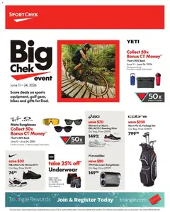 Preview of Sport Chek weekly flyer / circulaire from shop Sport Chek valid from 11.06.2026