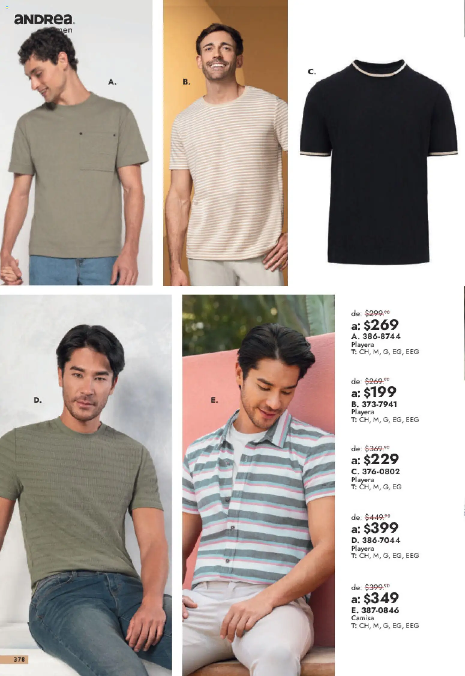 Nuevas ofertas de Andrea válidas en toda la República Mexicana desde el 26/07/2026. ¡Encuentra las mejores ofertas en Andrea catálogo Outlet! | Página: 378