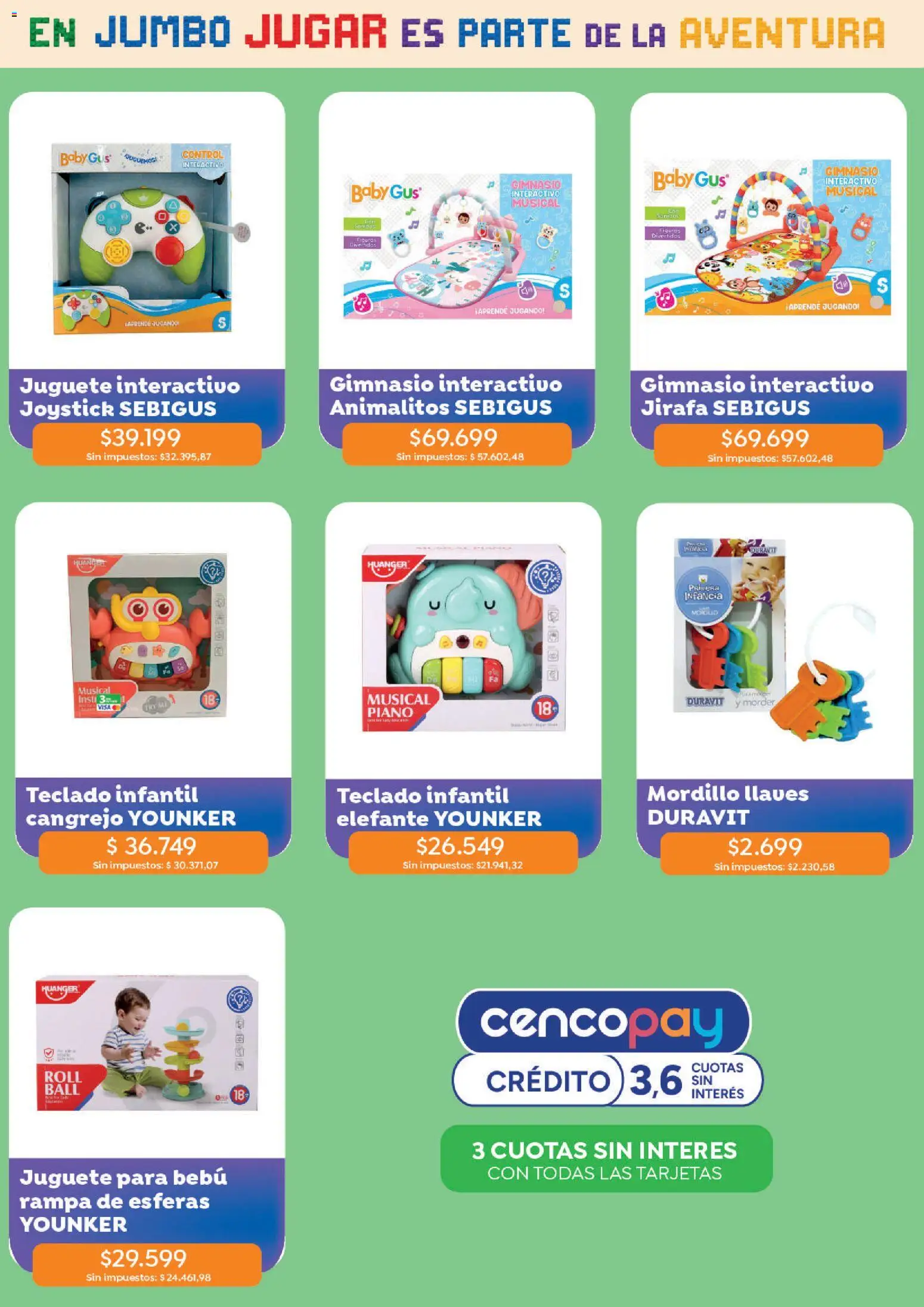 Jumbo - Especial Jugeteria Dia del Niño │ válido desde el 03/08/2026 | Página: 9 | Productos: Teclado, Joystick