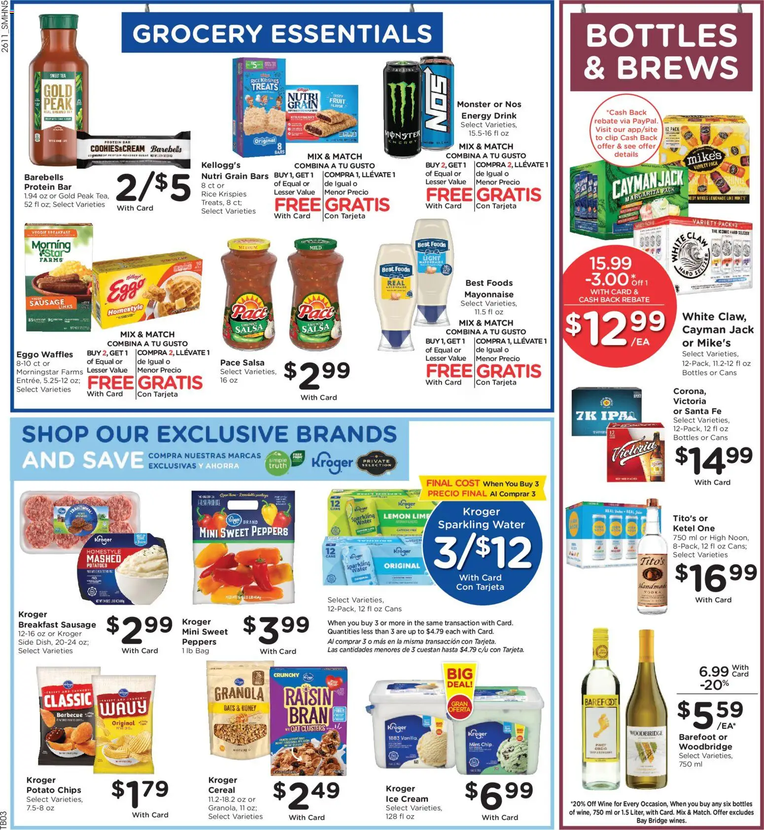 Smith's Weekly Ad - valid from 15.04.2026 | Page: 6 | Products: Tea, Ice cream, Potatoes, Sausage