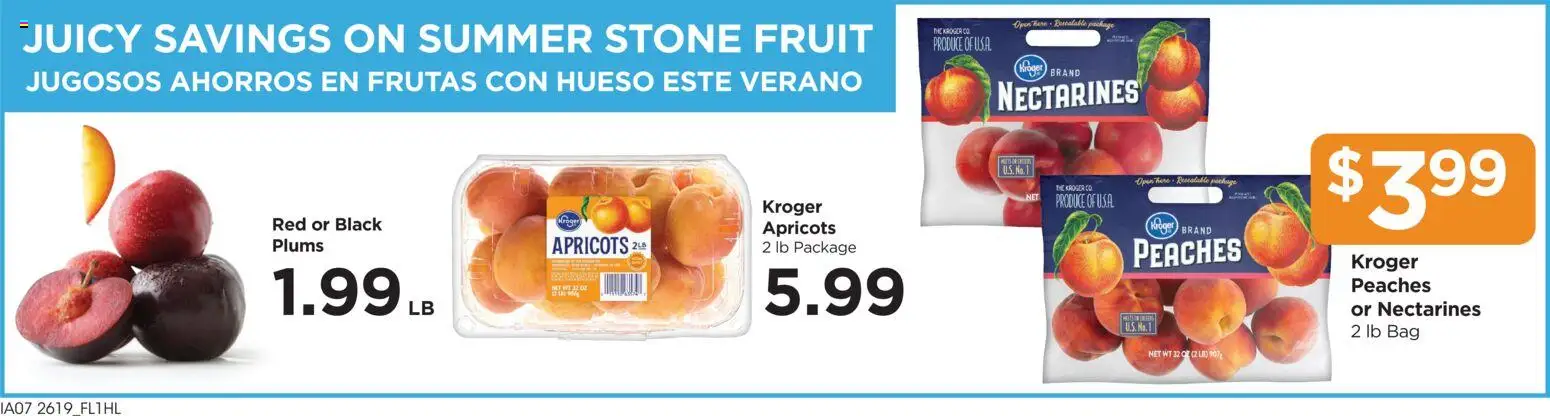 Food 4 Less Weekly Ad - valid from 10.06.2026 | Page: 6 | Products: Peaches, Apricots, Bag