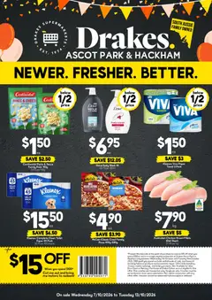 Preview of Drakes catalogue Ascot Park & Hackham - valid from 07/10/2026