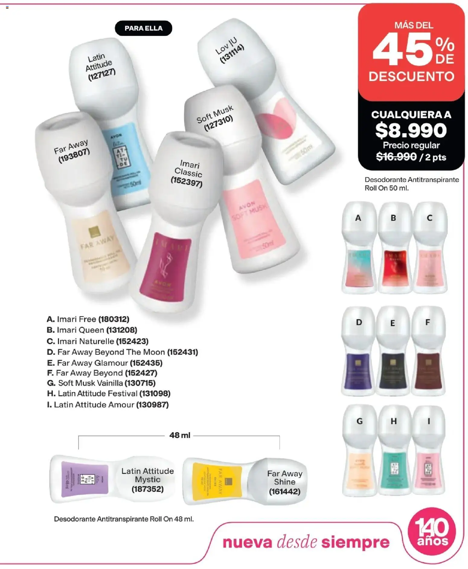 Avon revista - valida desde el 16/08/2026 | Página: 31 | Productos: Vainilla, Desodorante, Antitranspirante