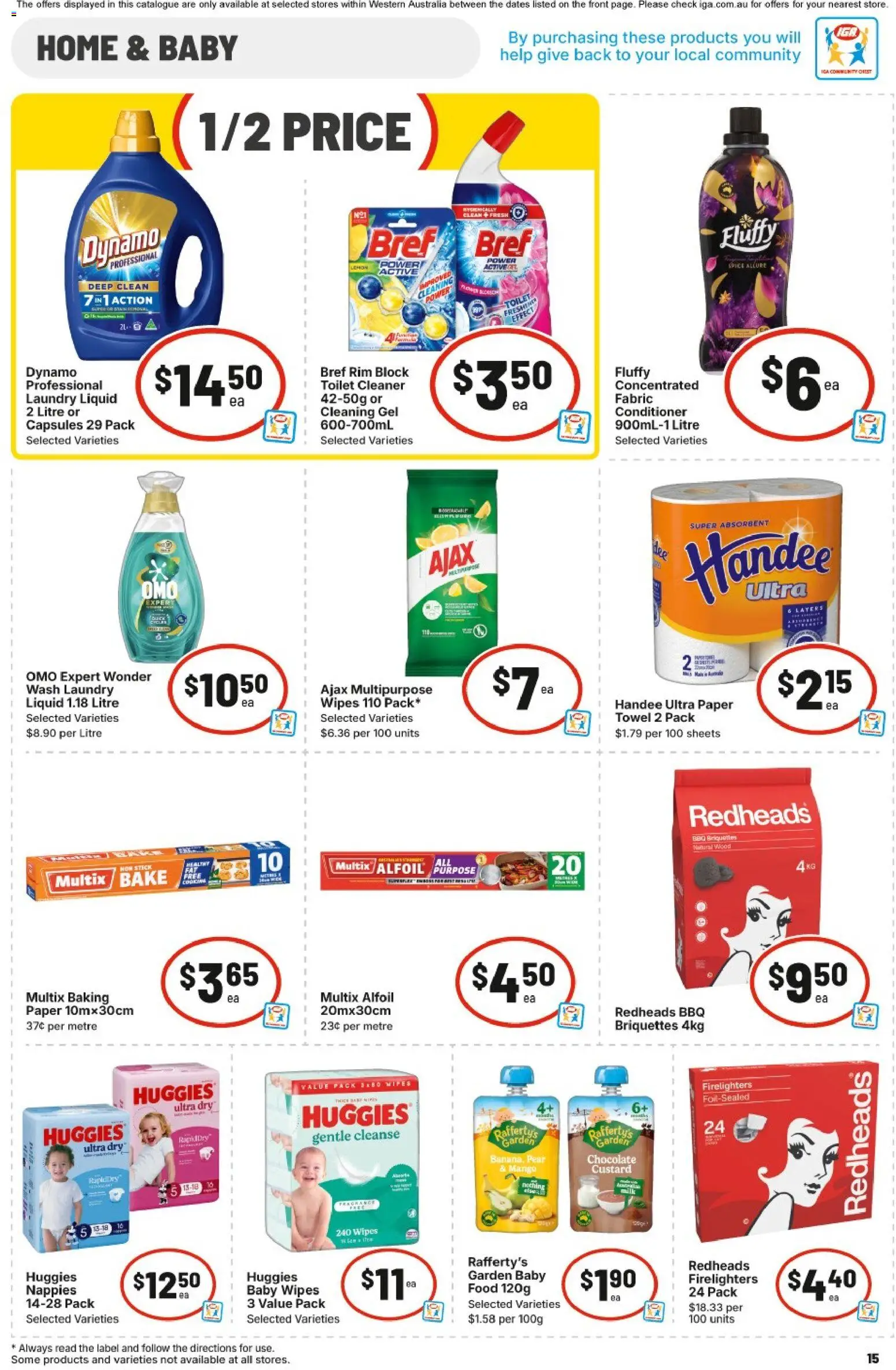 IGA catalogue - valid from 10.06.2026 | Page: 16 | Products: Cleaner, Conditioner, Pear, Laundry