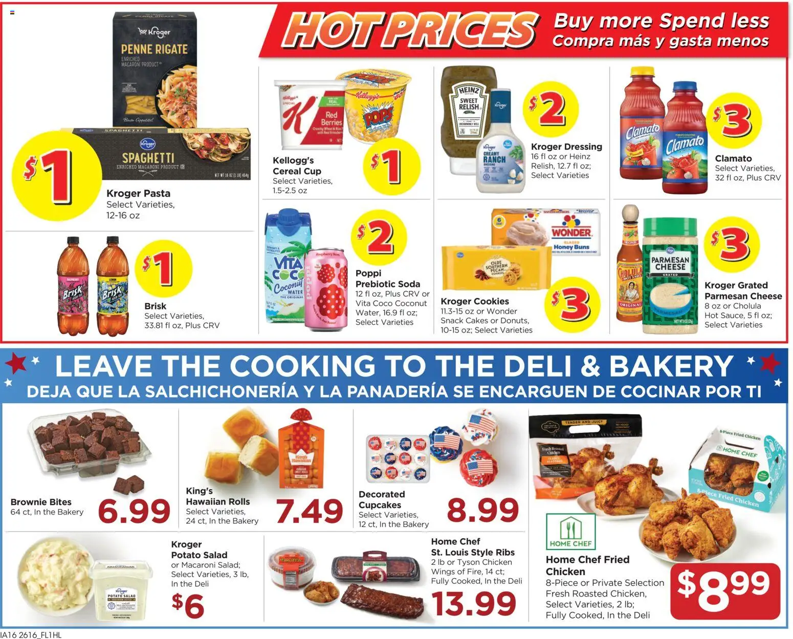 Food 4 Less Weekly Ad - valid from 20.05.2026 | Page: 7 | Products: Bakery, Cheese, Pasta, Cookies