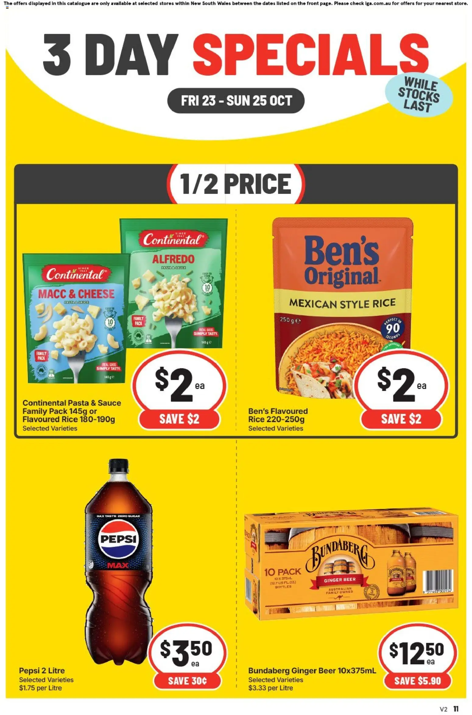 IGA catalogue - valid from 23/10/2026 | Page: 1