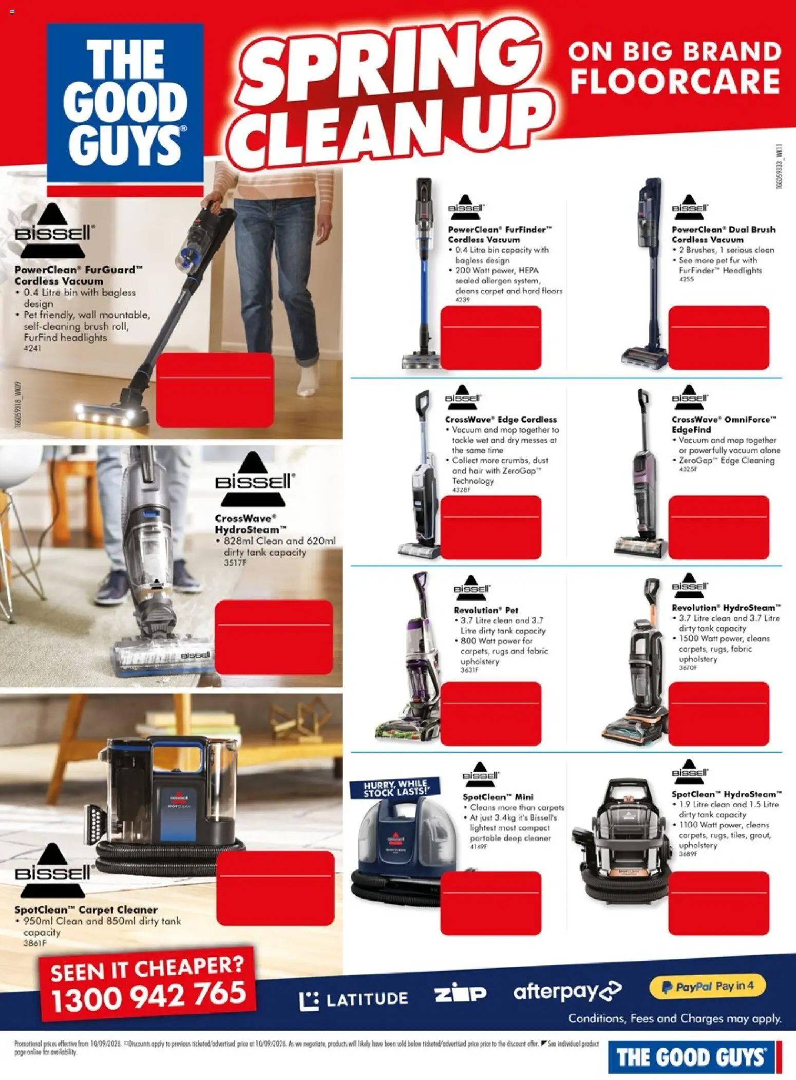 The Good Guys catalogue - valid from 10/09/2026 | Page: 11 | Products: Fur, Mop, Cleaner, Portable