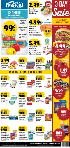 Preview of Festival Foods weekly ads valid from 09/09/2026