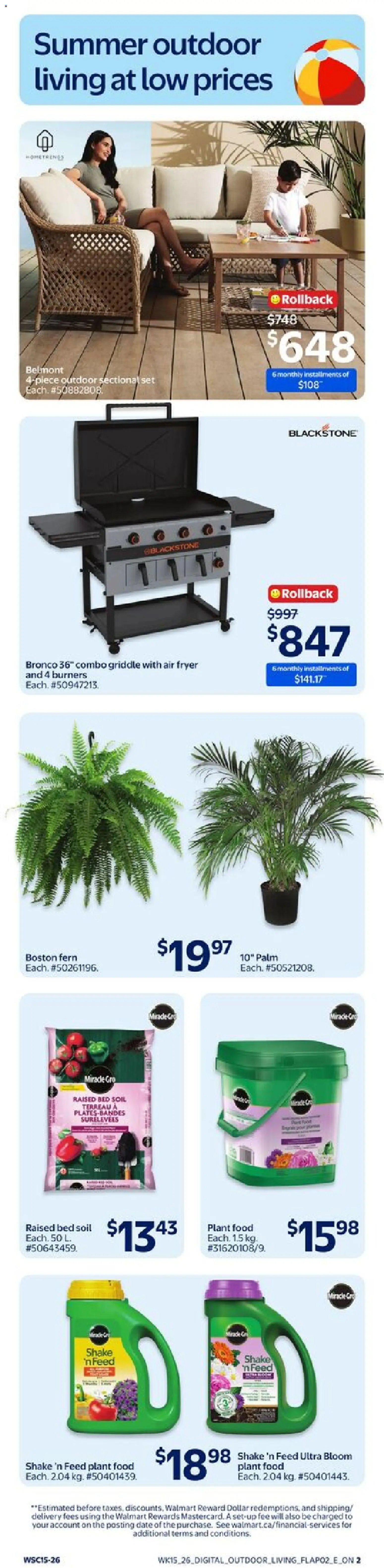 Walmart flyer valid from 07.05.2026 | Page: 11 | Products: Fryer, Bed