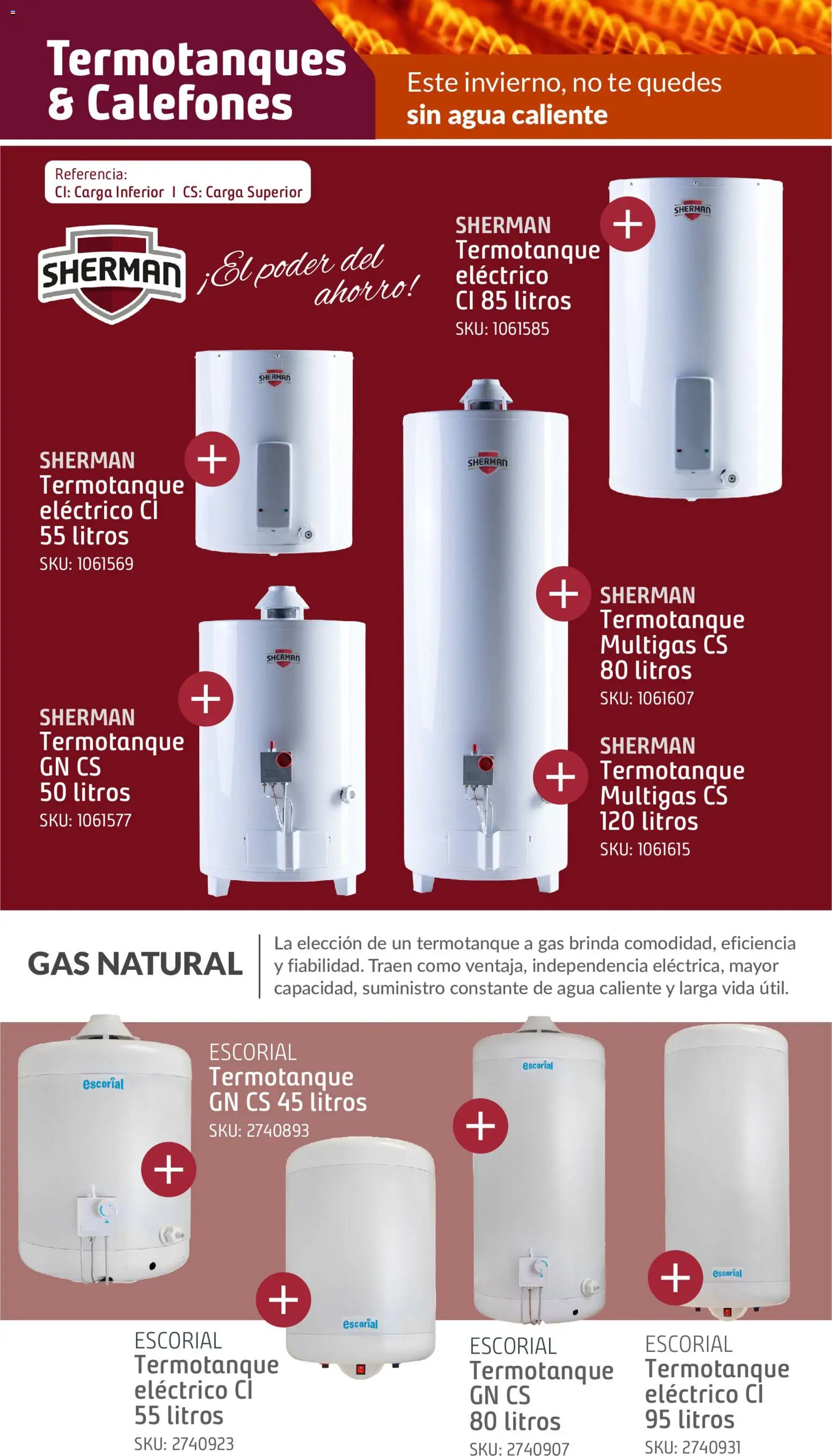 Sodimac catálogo clima │ válido desde el 08/07/2026 | Página: 12 | Productos: Agua, Termotanque, Té