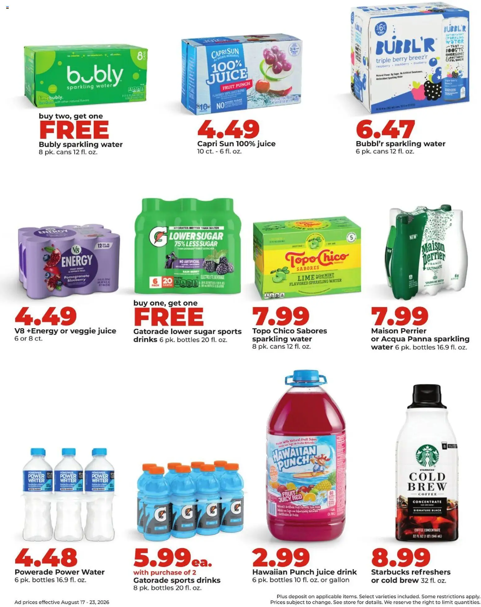 HyVee Weekly Ad - valid from 08/17/2026 | Page: 25 | Products: Pomegranate, Juice, Fruit, Lime