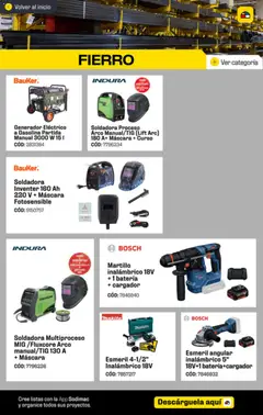 Sodimac ofertas  válido desde el 04.04.2026 | Página: 4 | Productos: Soldadora, Batería, Máscara, Martillo