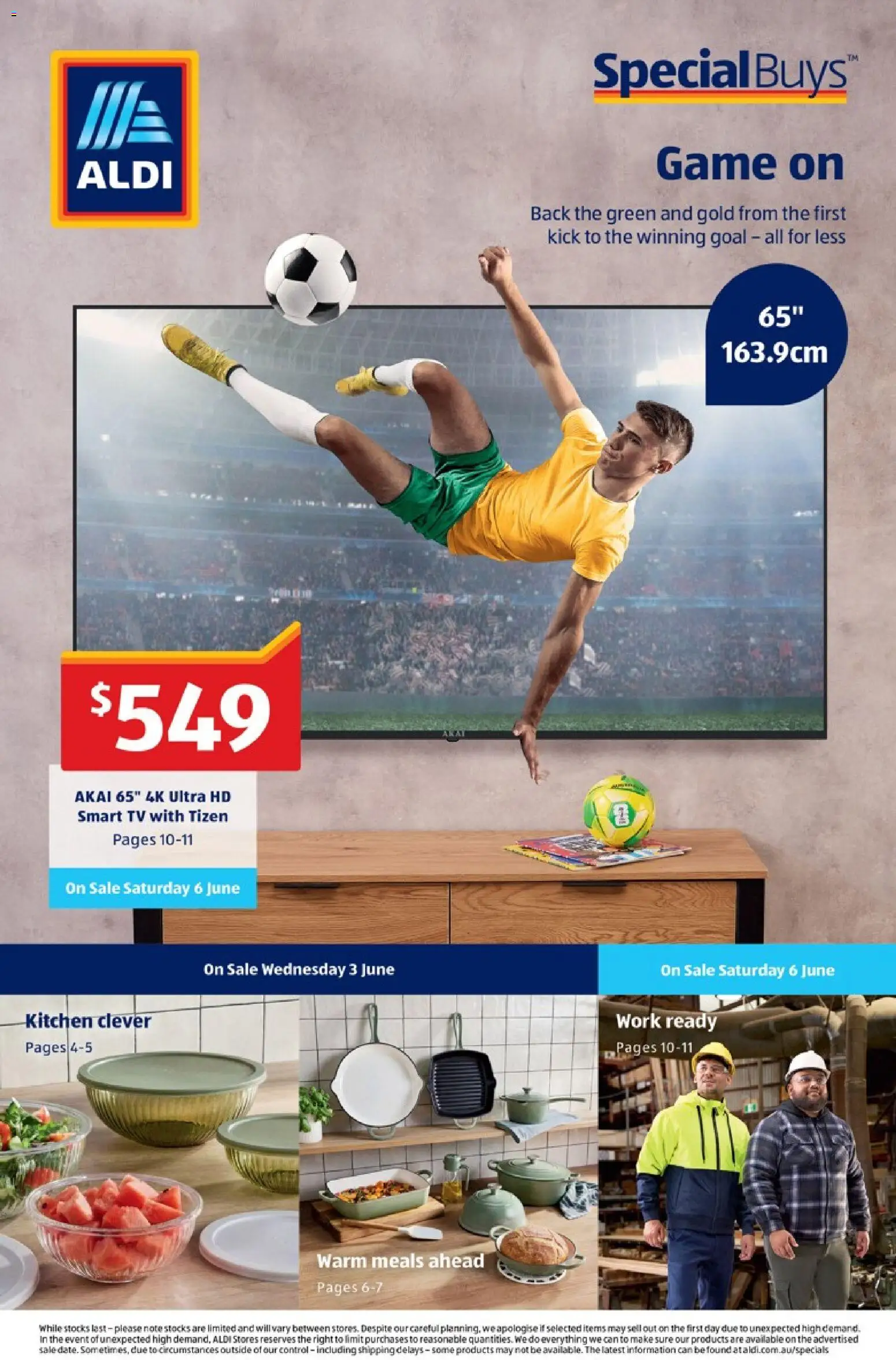 Aldi catalogue - valid from 03.06.2026 | Page: 1 | Products: Tv, Game, Smart tv