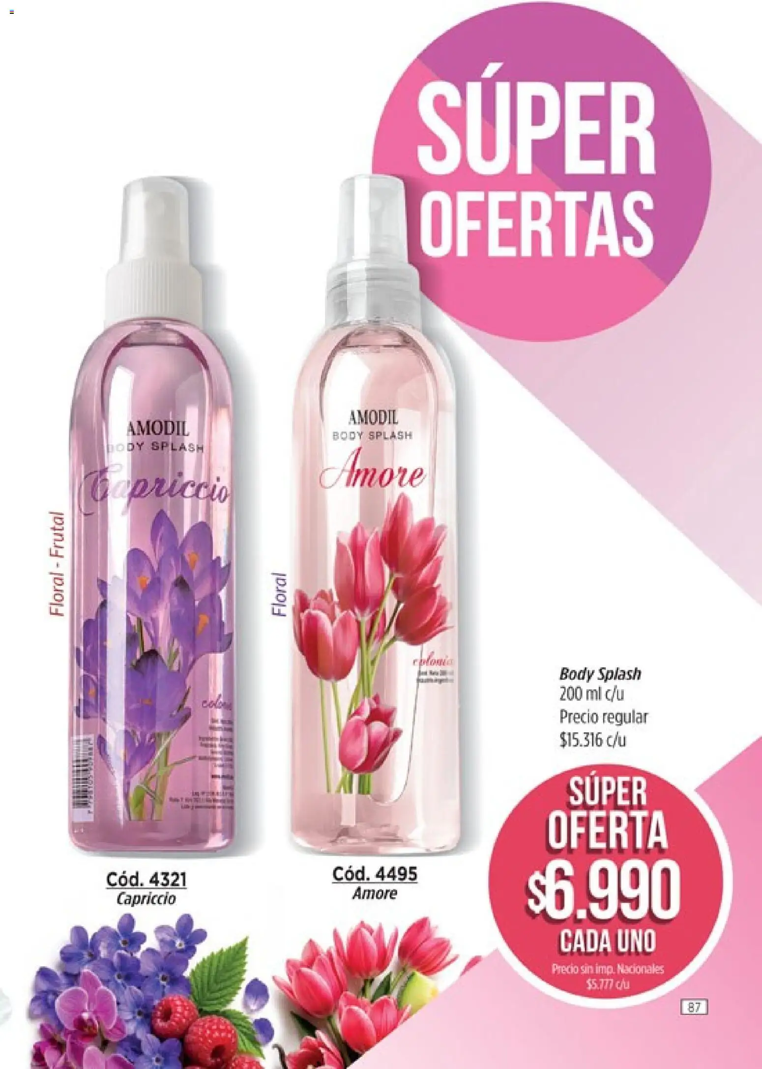 Catálogo Amodil Campaña 18 │ válido desde el 02/11/2026 | Página: 87