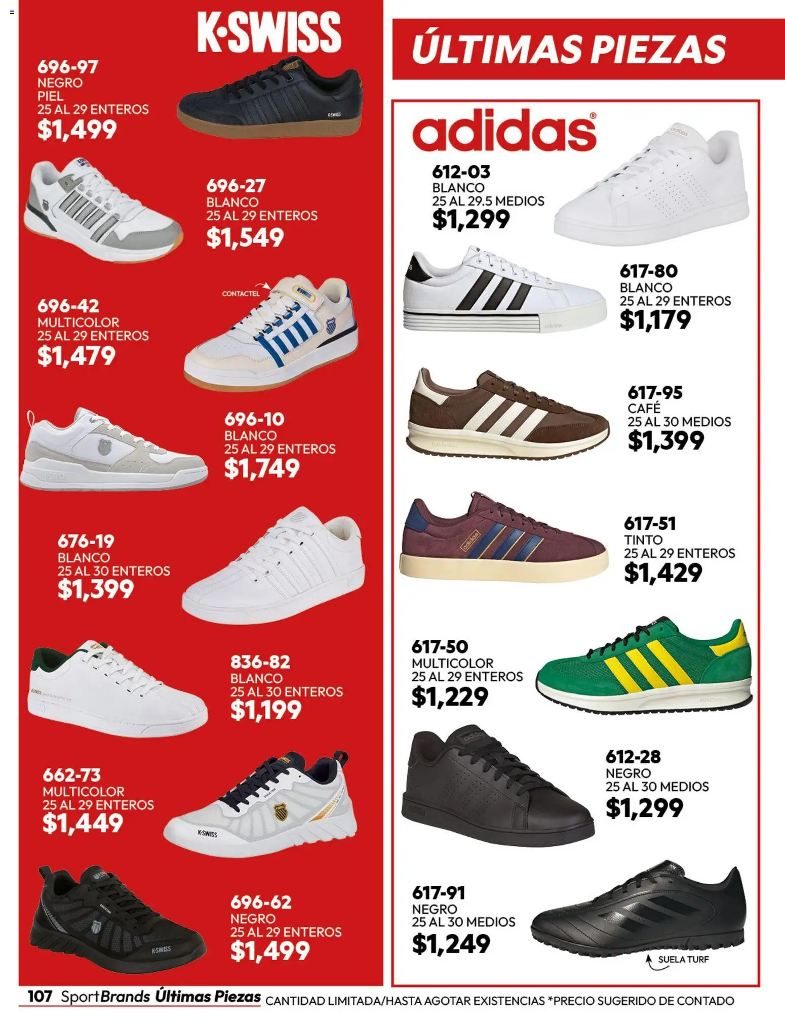 Nuevas ofertas de Cklass válidas en toda la República Mexicana desde el 08/07/2026. ¡Encuentra las mejores ofertas en Cklass catálogo Sportbrands dama! | Página: 257 | Productos: Café