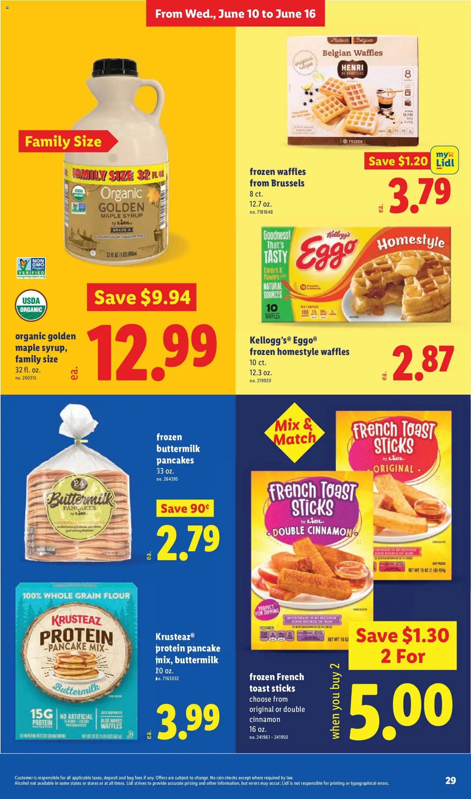 Lidl Weekly Ad - valid from 10.06.2026 | Page: 29 | Products: Microwave, Water, Bag, Iron