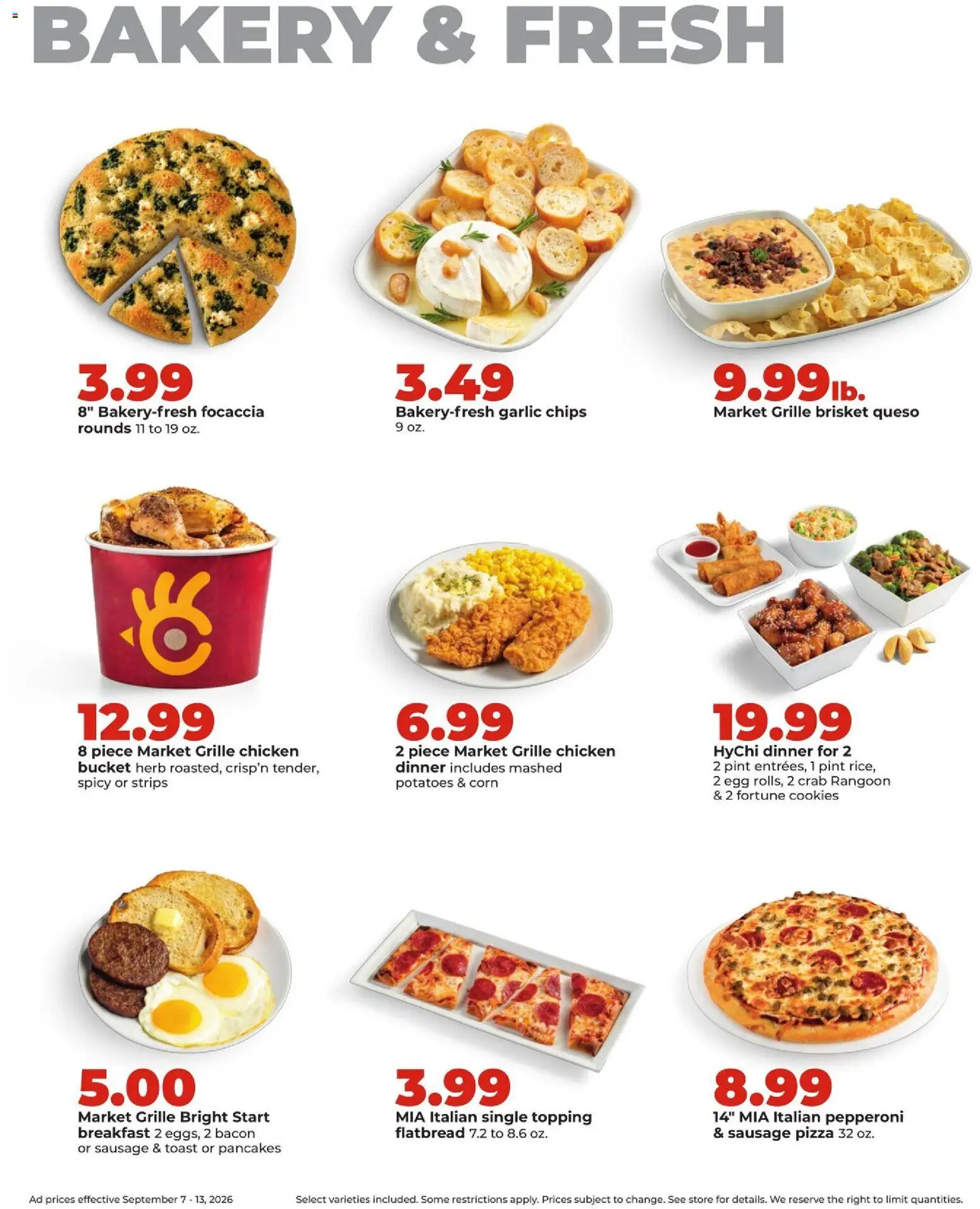 HyVee Weekly Ad - valid from 09/07/2026 | Page: 17 | Products: Chips, Cookies, Sausage, Focaccia