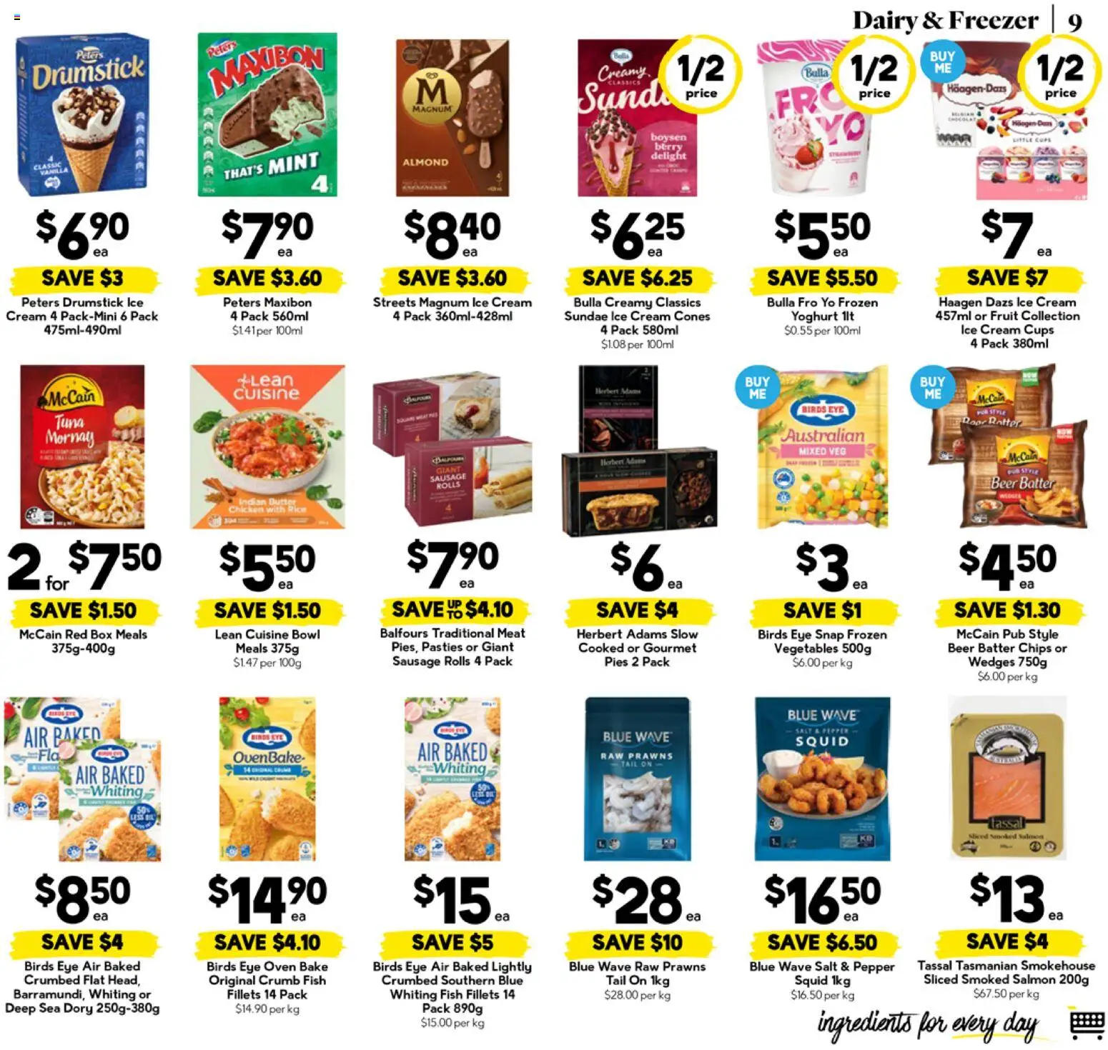 Drakes catalogue - valid from 10.06.2026 | Page: 9 | Products: Fish, Cream, Tuna, Oven