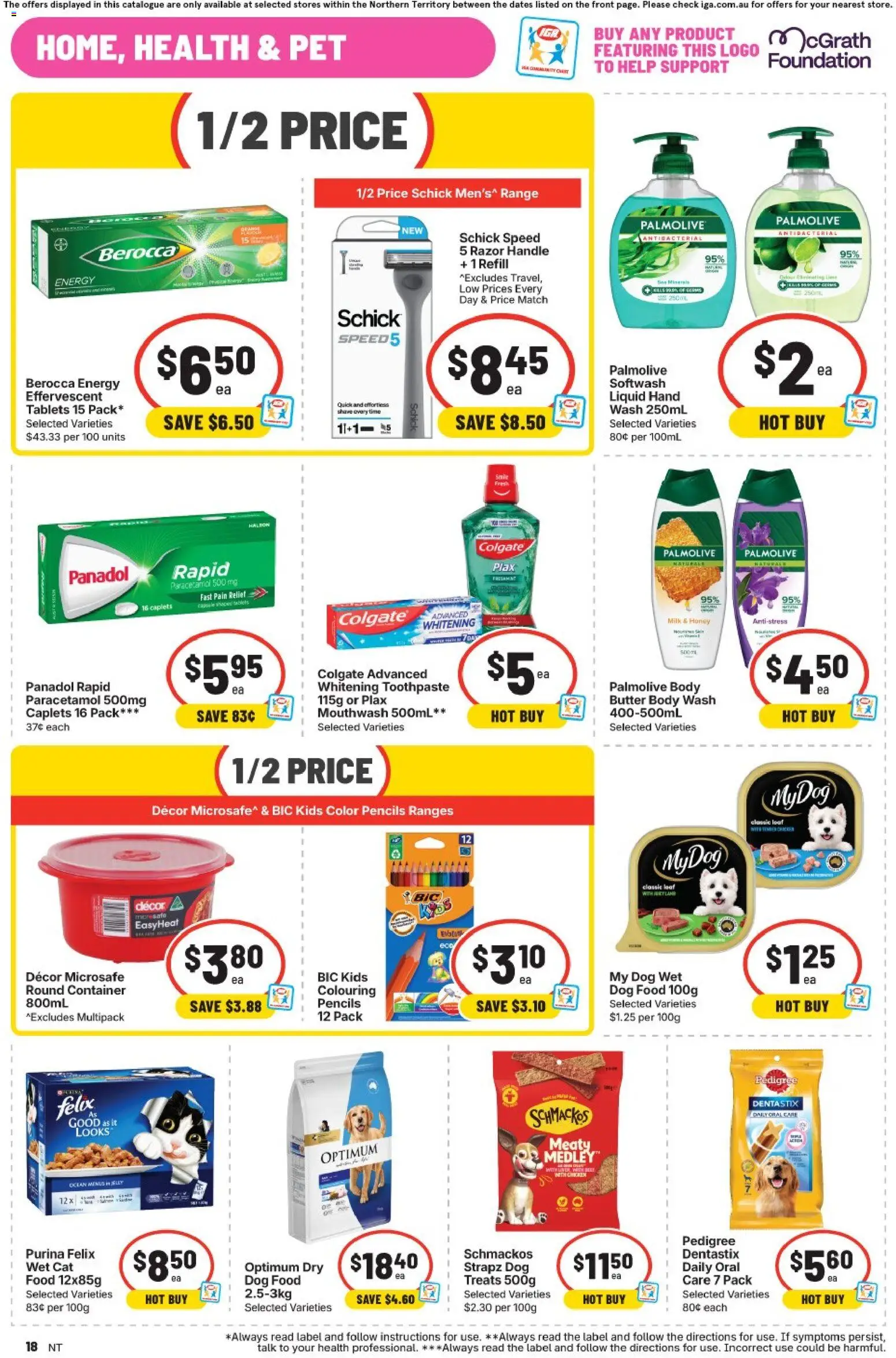 IGA catalogue - valid from 16/09/2026 | Page: 15 | Products: Decor, Milk, Razor, Tablets