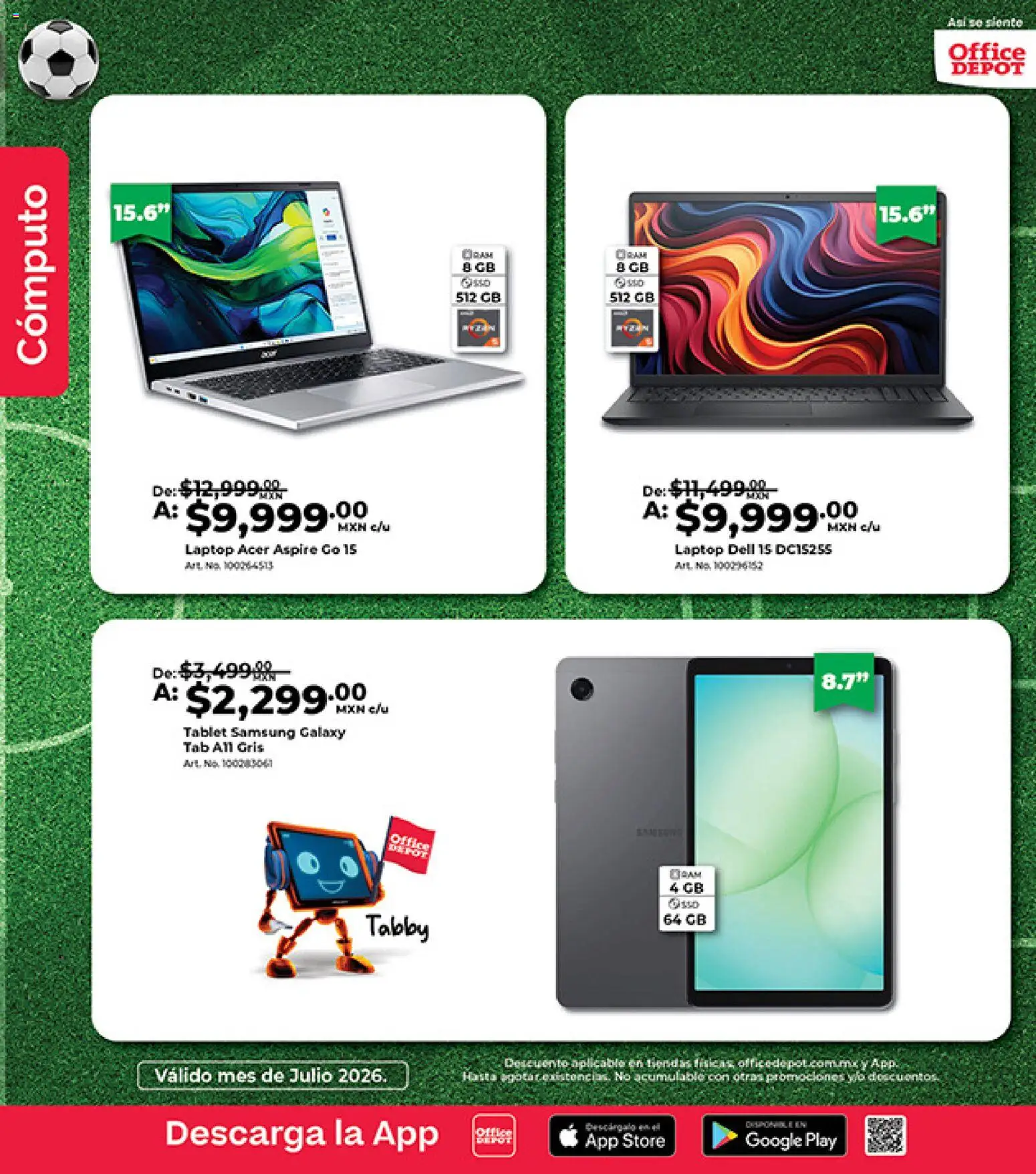 Nuevas ofertas de Office Depot válidas en toda la República Mexicana desde el 01/07/2026. ¡Encuentra las mejores ofertas en Office Depot catálogo! | Página: 6