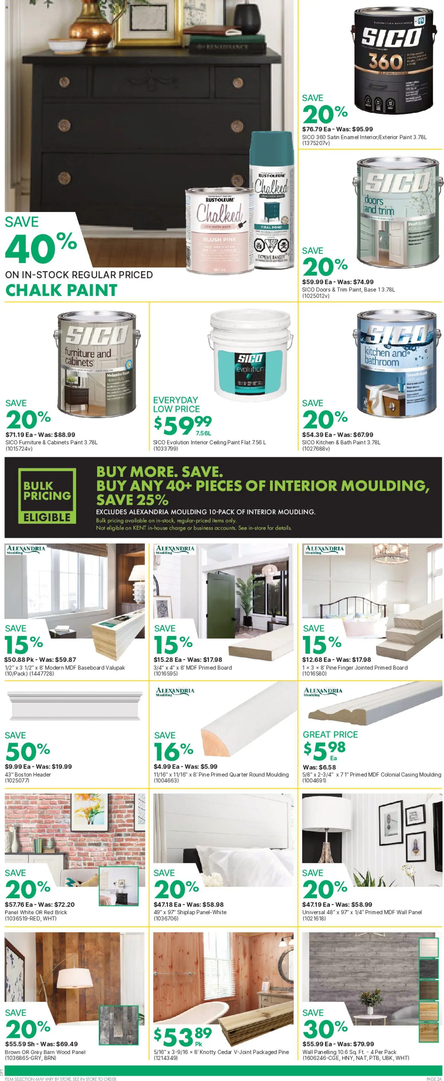 Kent flyer valid from Sep 17, 2026 | Page: 6 | Products: Blush, Bath, Coat