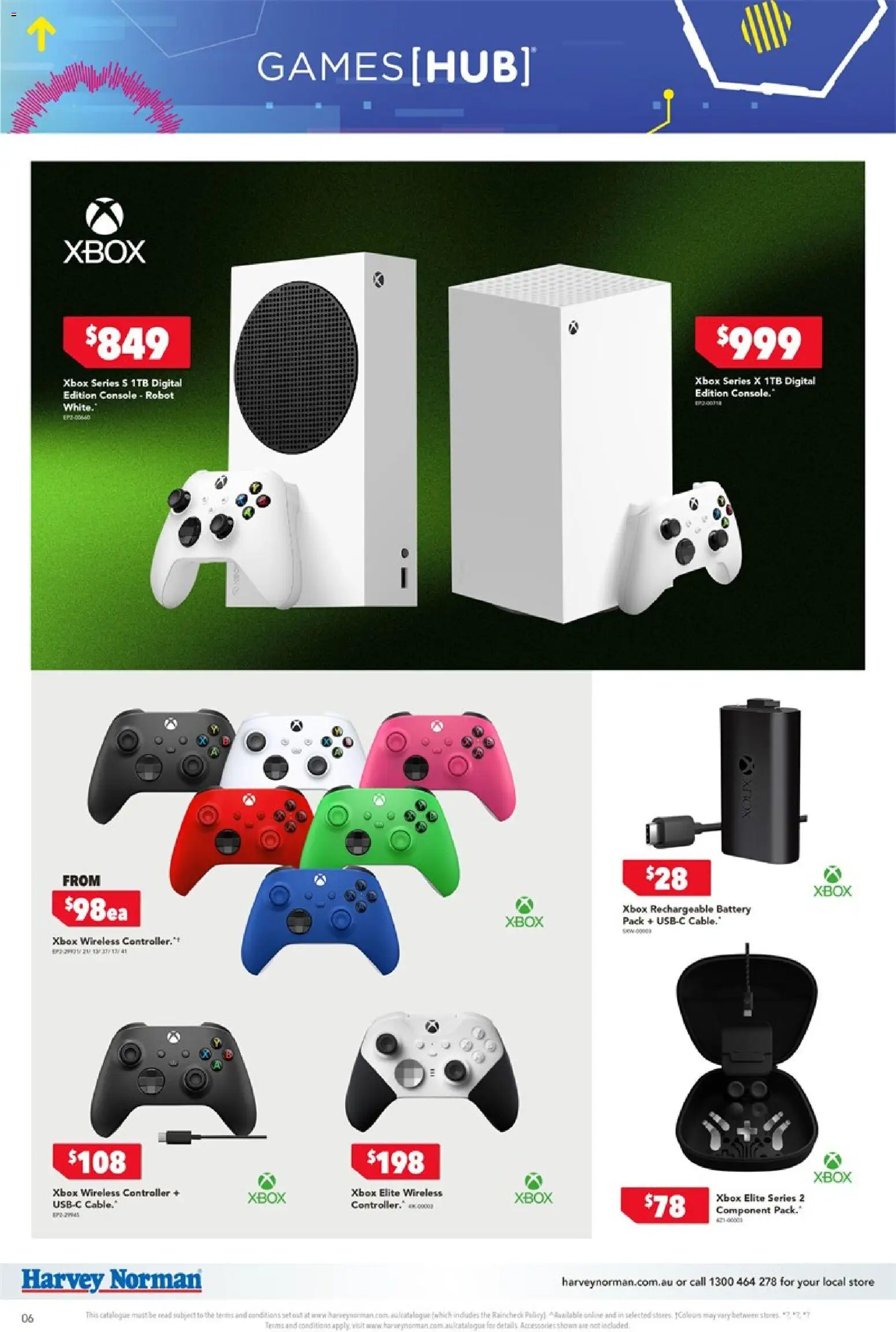 Harvey Norman catalogue - valid from 01/10/2026 | Page: 6 | Products: Battery, Controller, Xbox, Robot