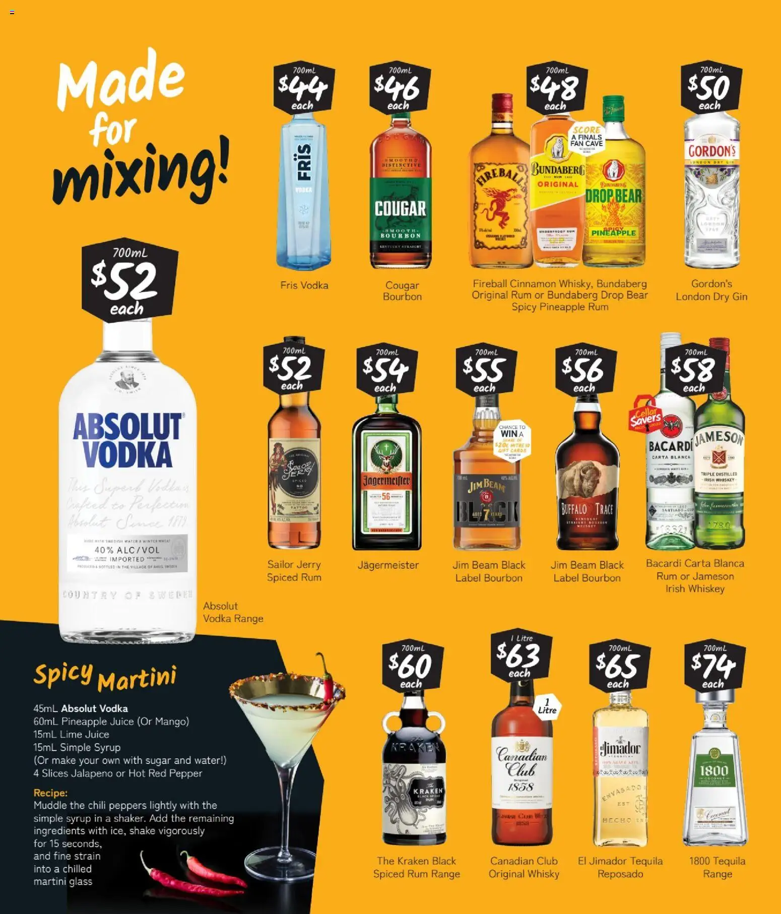 Cellarbrations catalogue - valid from 21/09/2026 | Page: 5 | Products: Gin, Vodka, Rum, Sugar