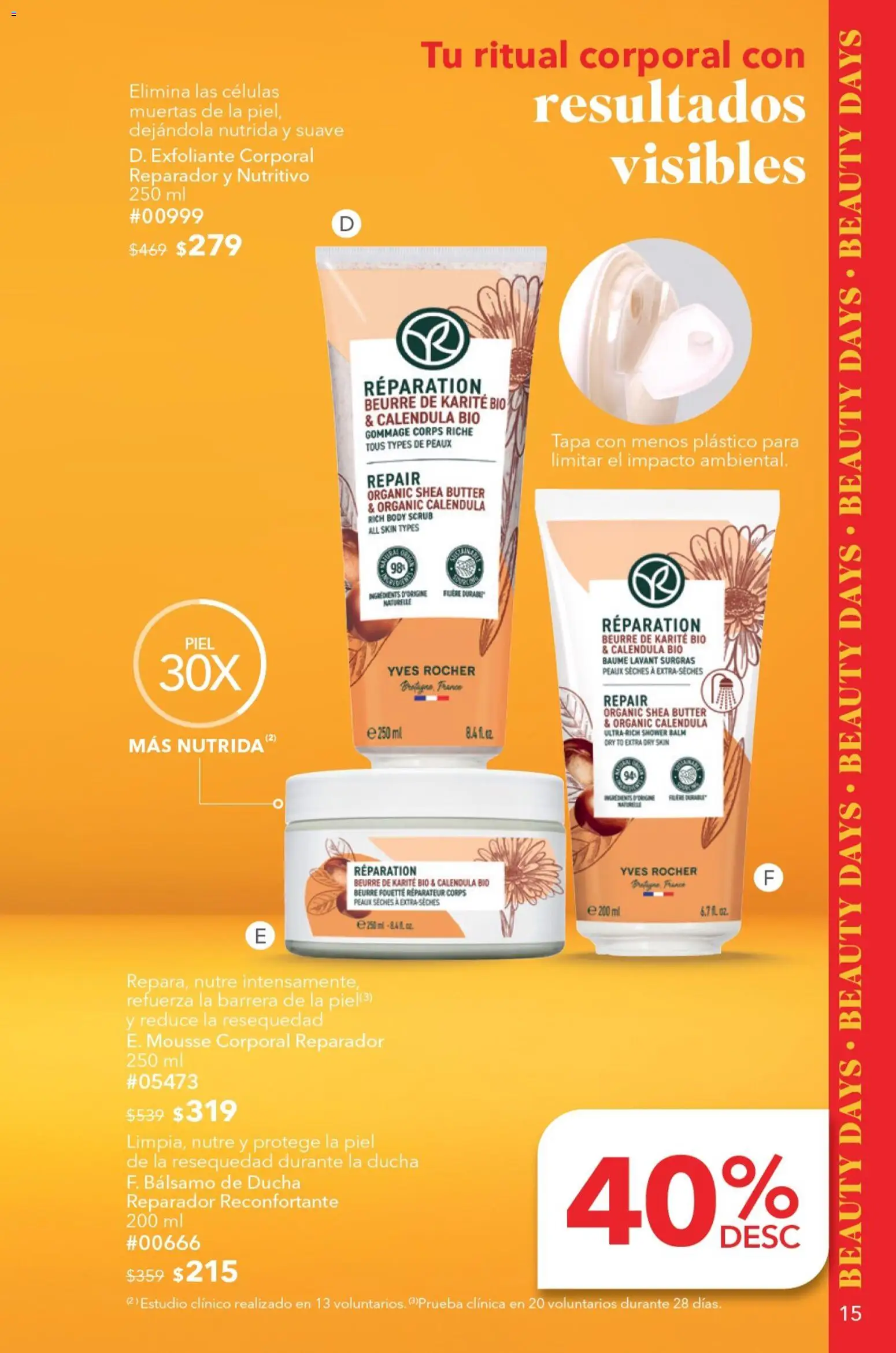 Nuevas ofertas de Yves Rocher válidas en toda la República Mexicana desde el 23.06.2026. ¡Encuentra las mejores ofertas en Yves Rocher campaña 9 2026! | Página: 17
