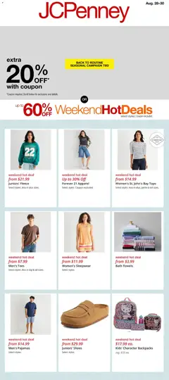 Preview of JCPenney weekly ads valid from 08/24/2026