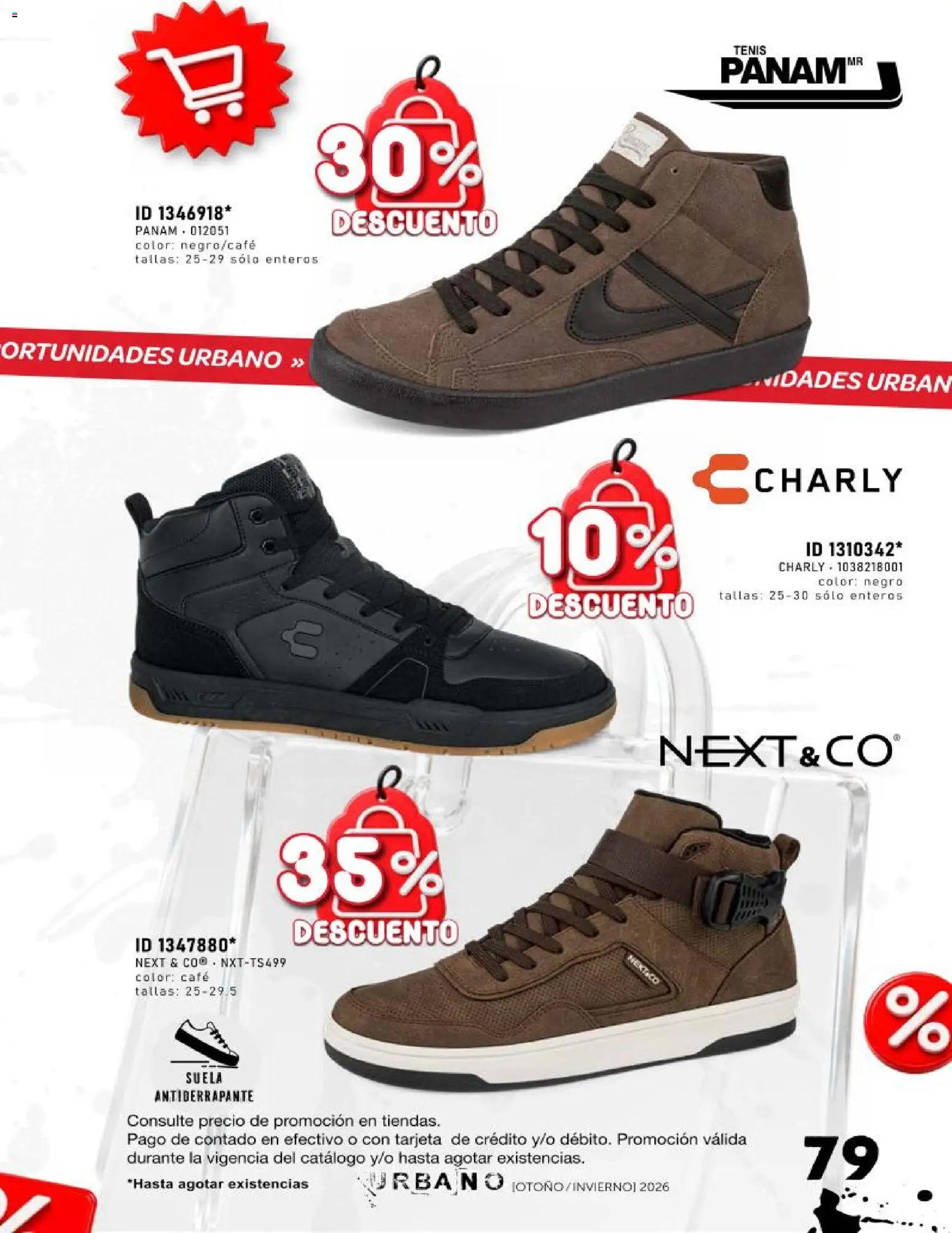 Nuevas ofertas de Price Shoes válidas en toda la República Mexicana desde el 15/10/2026. ¡Encuentra las mejores ofertas en Price Shoes catálogo Urbano! | Página: 77