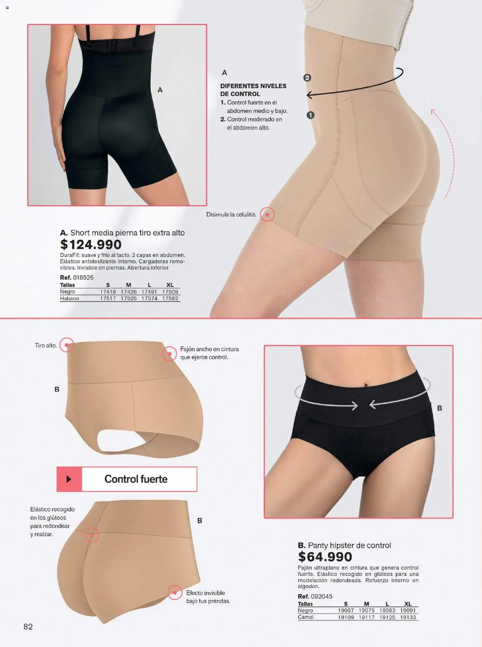 Leonisa revista - valida desde el 15/07/2026 | Página: 82 | Productos: Short