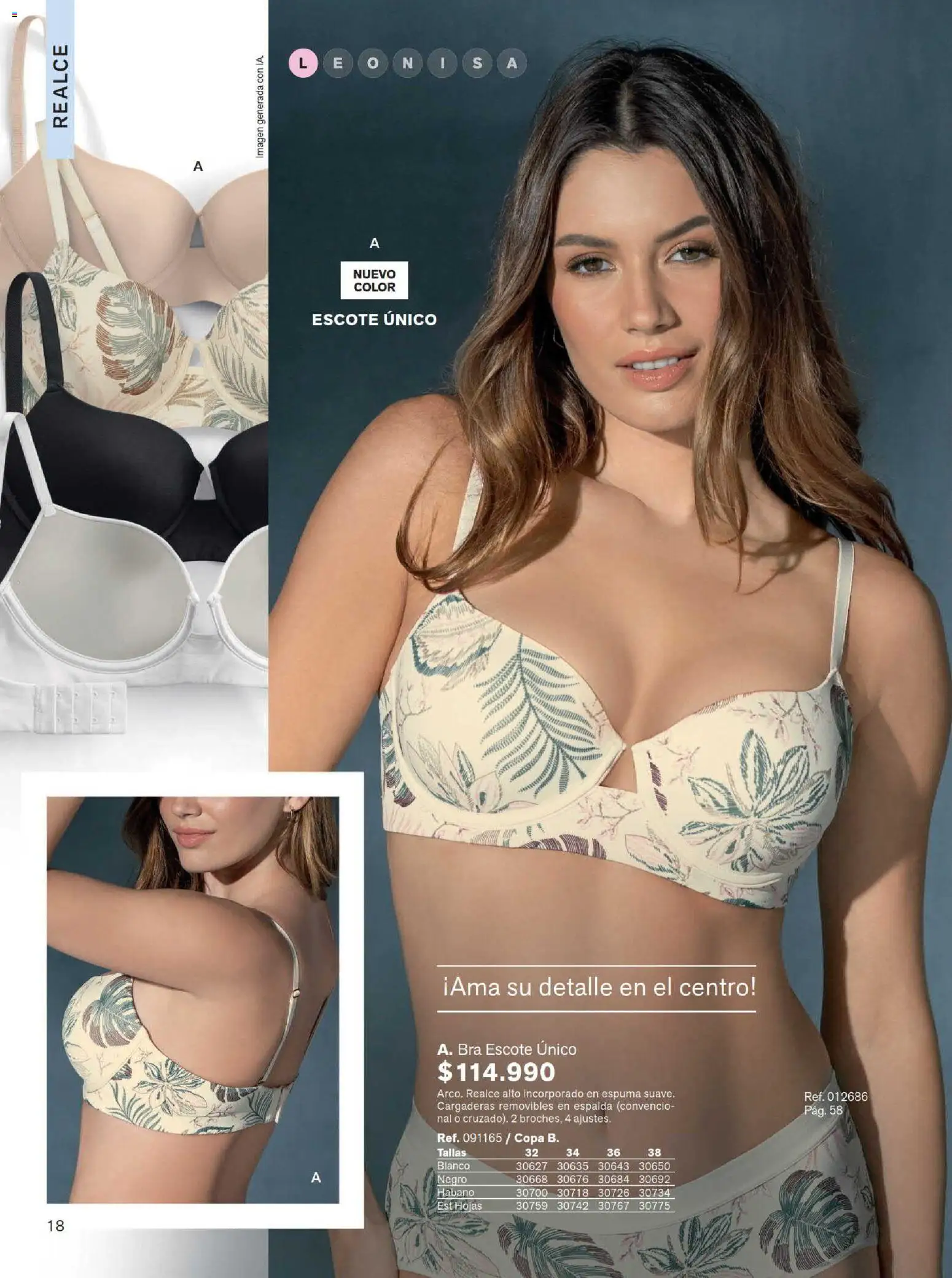 Leonisa revista - valida desde el 15/07/2026 | Página: 18 | Productos: Espuma