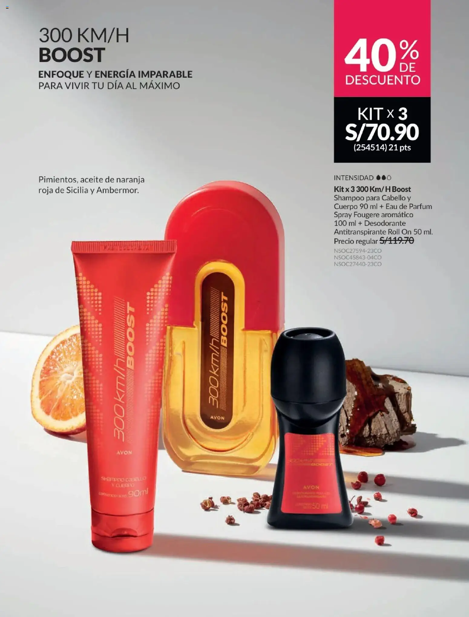 Catálogo Avon válido desde 21/04/2026 | Página: 95 | Productos: Shampoo, Desodorante, Antitranspirante, Aceite