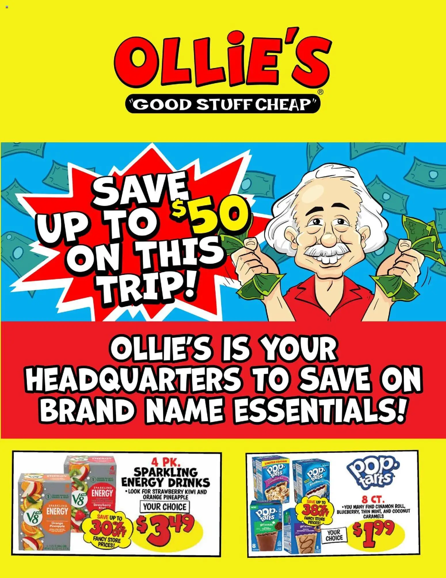 Ollie's Weekly Ad - valid from 07/30/2026 | Page: 1 | Products: Pineapple, Kiwi