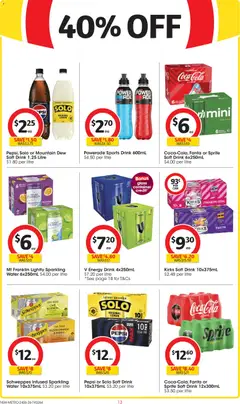 Preview of Coles catalogue - valid from 24/06/2026 | Page: 13 | Products: Passionfruit, Water, Sugar, Mango