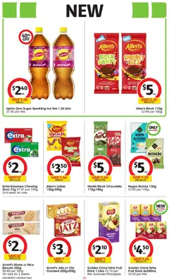Preview of Coles catalogue - valid from 16/09/2026 | Page: 27 | Products: Chocolate, Gum, Biscuits, Iced tea