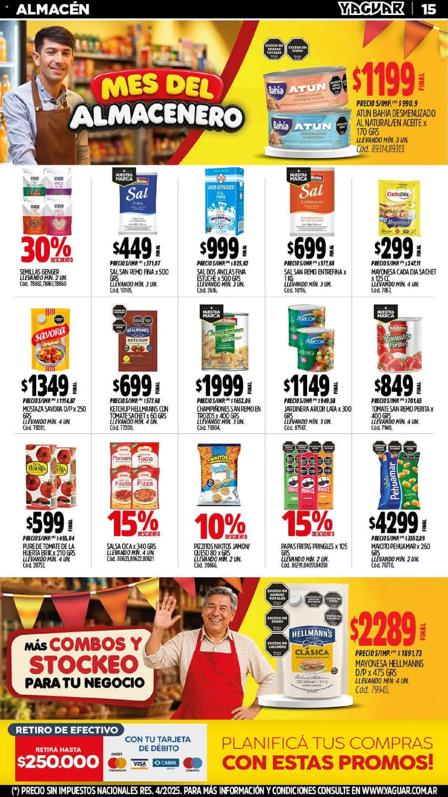 Yaguar catálogo │ válido desde el 14/09/2026 | Página: 16 | Productos: Mayonesa, Semillas, Pure de Tomate, Estuche