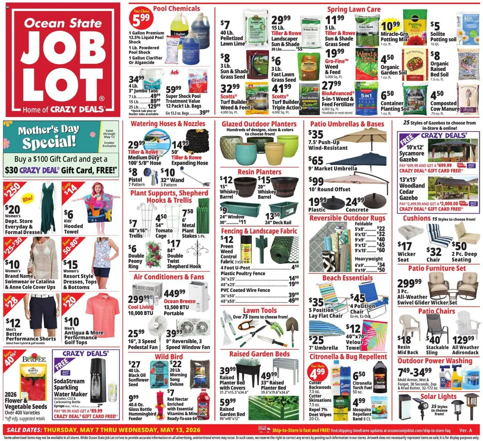 Ocean State Job Lot Weekly Ad - valid from 07.05.2026 | Page: 1