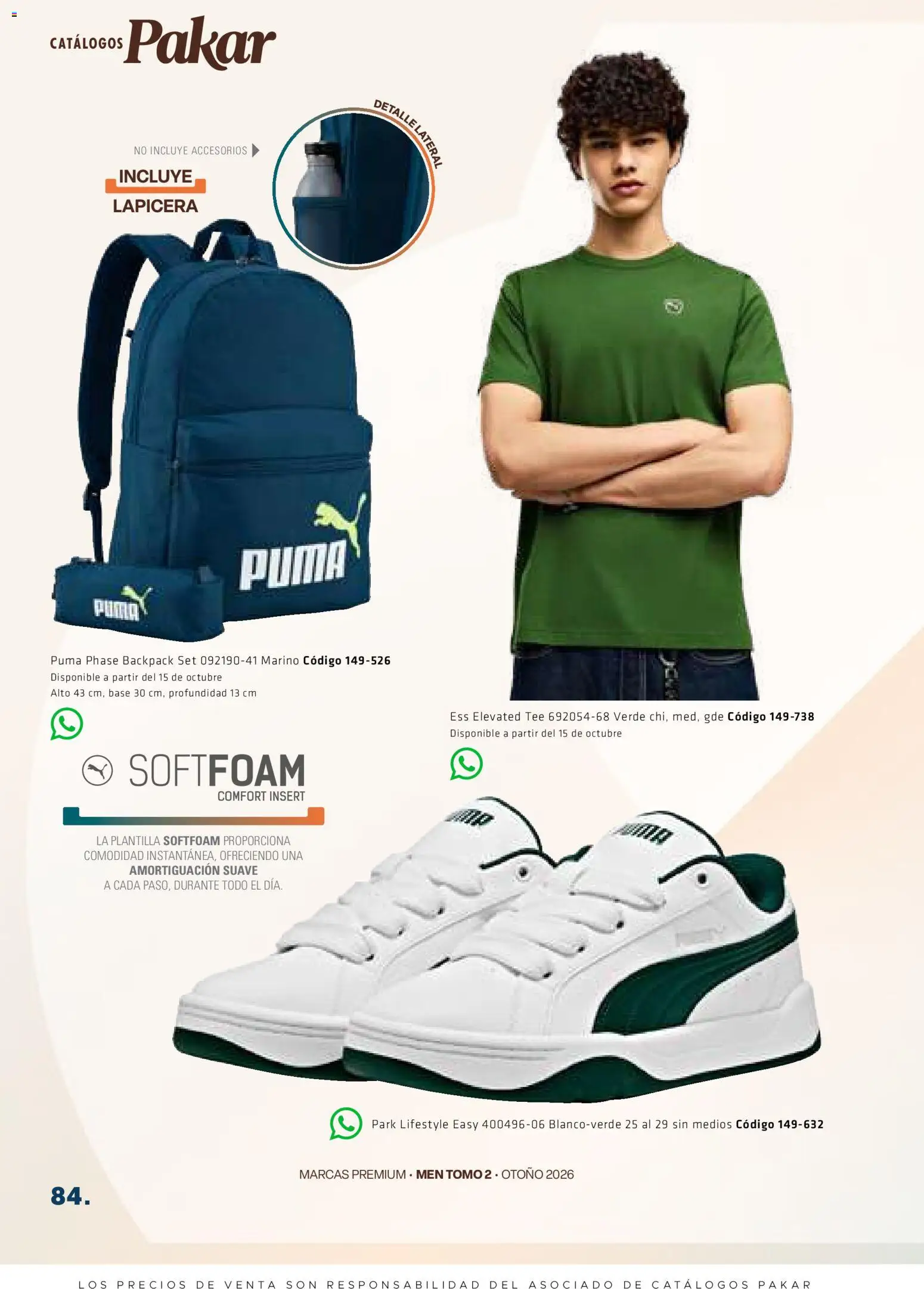 Nuevas ofertas de SC Pakar válidas en toda la República Mexicana desde el 28/08/2026. ¡Encuentra las mejores ofertas en SC Pakar catálogo Premium Men Tomo 2! | Página: 84