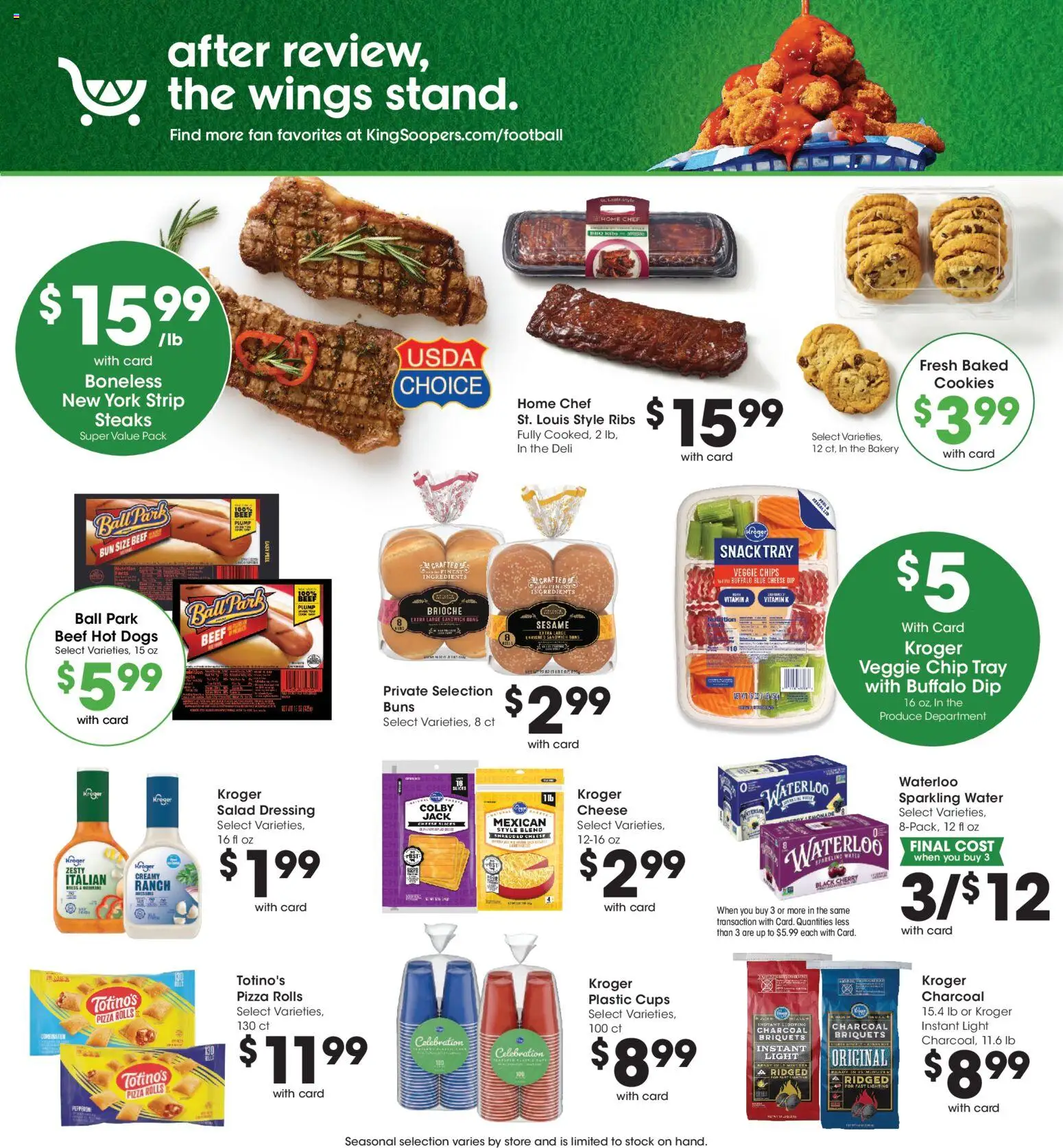 King Soopers Weekly Ad - valid from 09/16/2026 | Page: 8 | Products: Sesame, Chips, Dressing, Fan