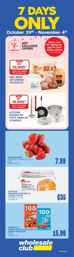 Preview of Wholesale Club weekly flyer / circulaire from shop Wholesale Club valid from Oct 22, 2026