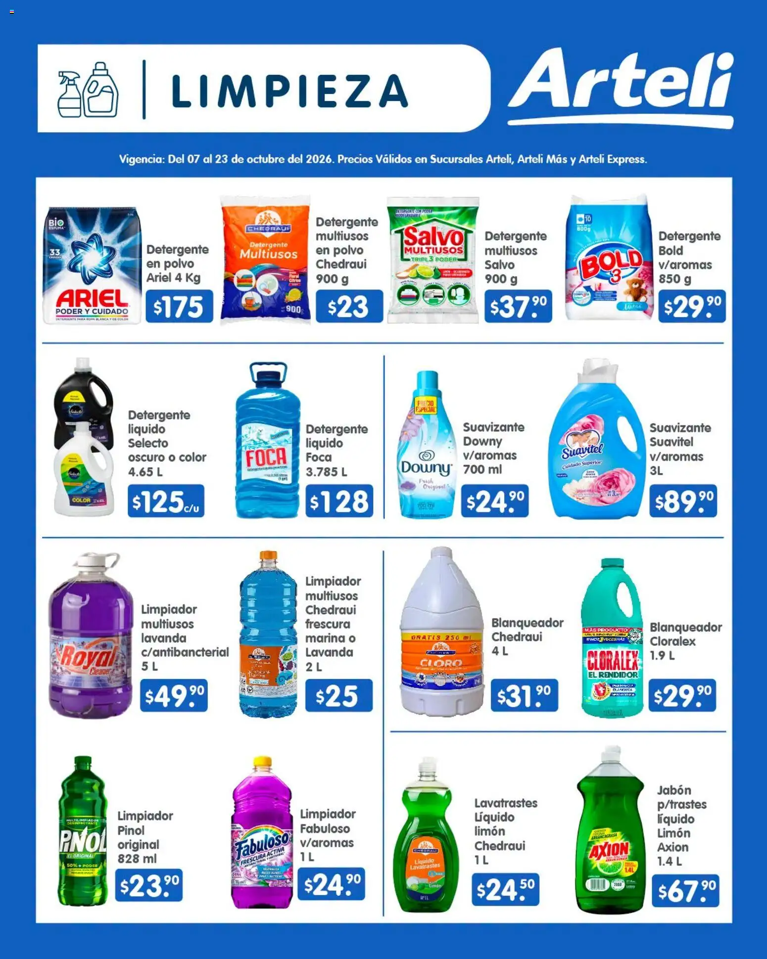 Nuevas ofertas de Arteli válidas en toda la República Mexicana desde el 07/10/2026. ¡Encuentra las mejores ofertas en Arteli folleto Quincenal! | Página: 13