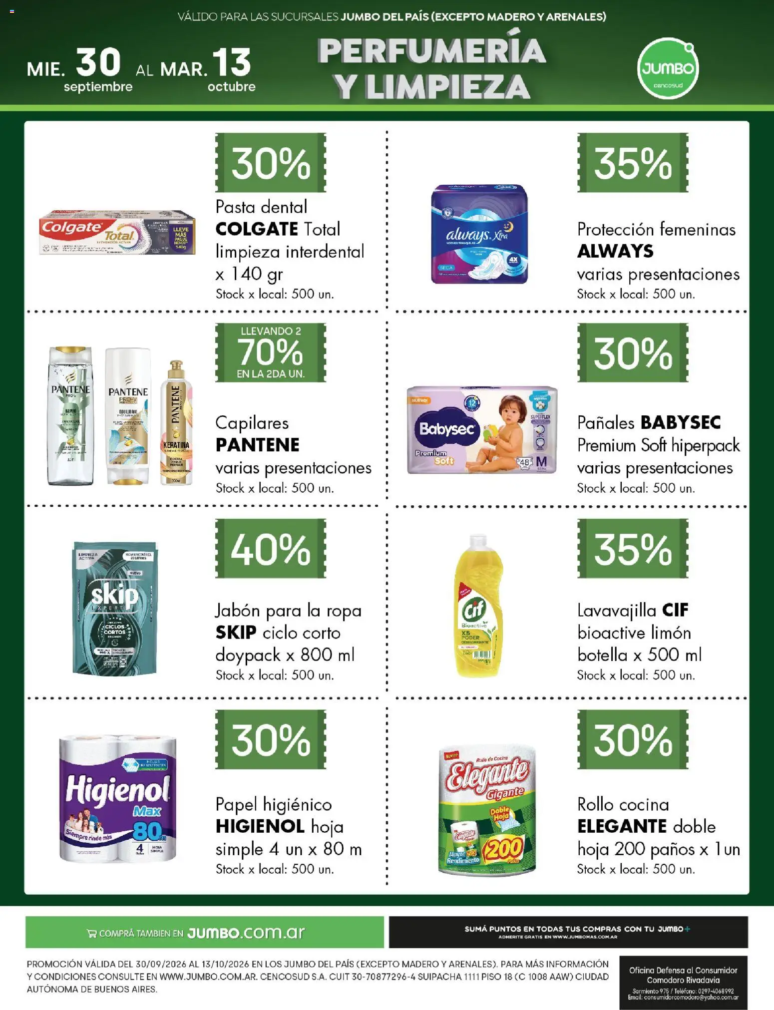 Jumbo Miércoles 30 de Septiembre