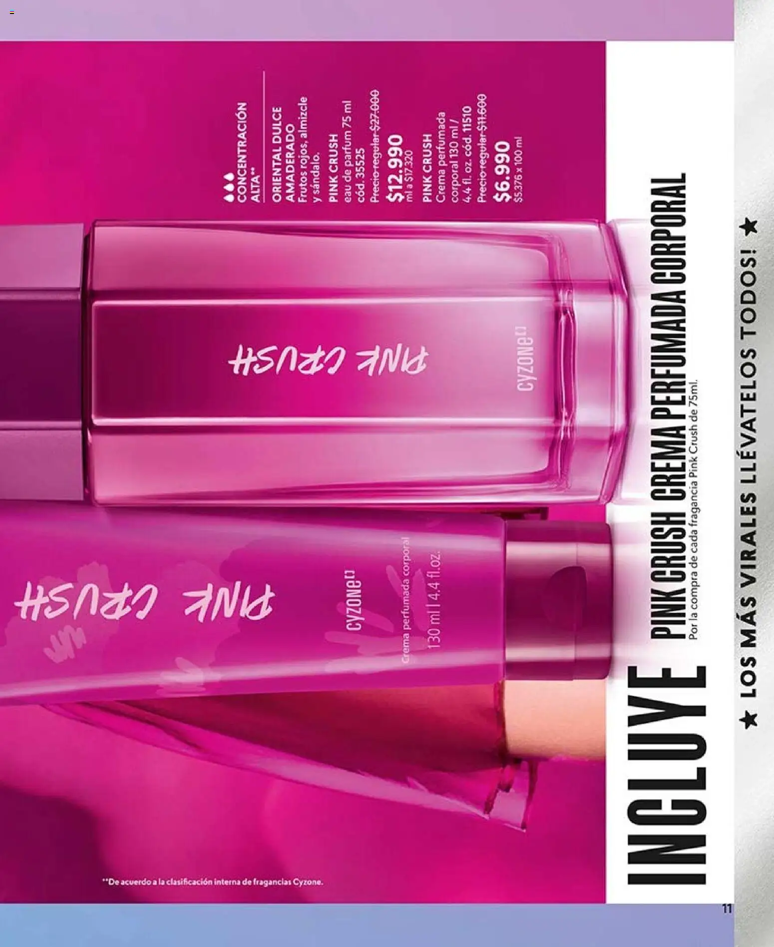 Catálogo CyZone Campaña 12 │ válido desde el 06.07.2026 | Página: 11 | Productos: Fragancia, Crema