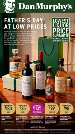 Preview of Dan Murphy's catalogue - valid from 20/08/2026