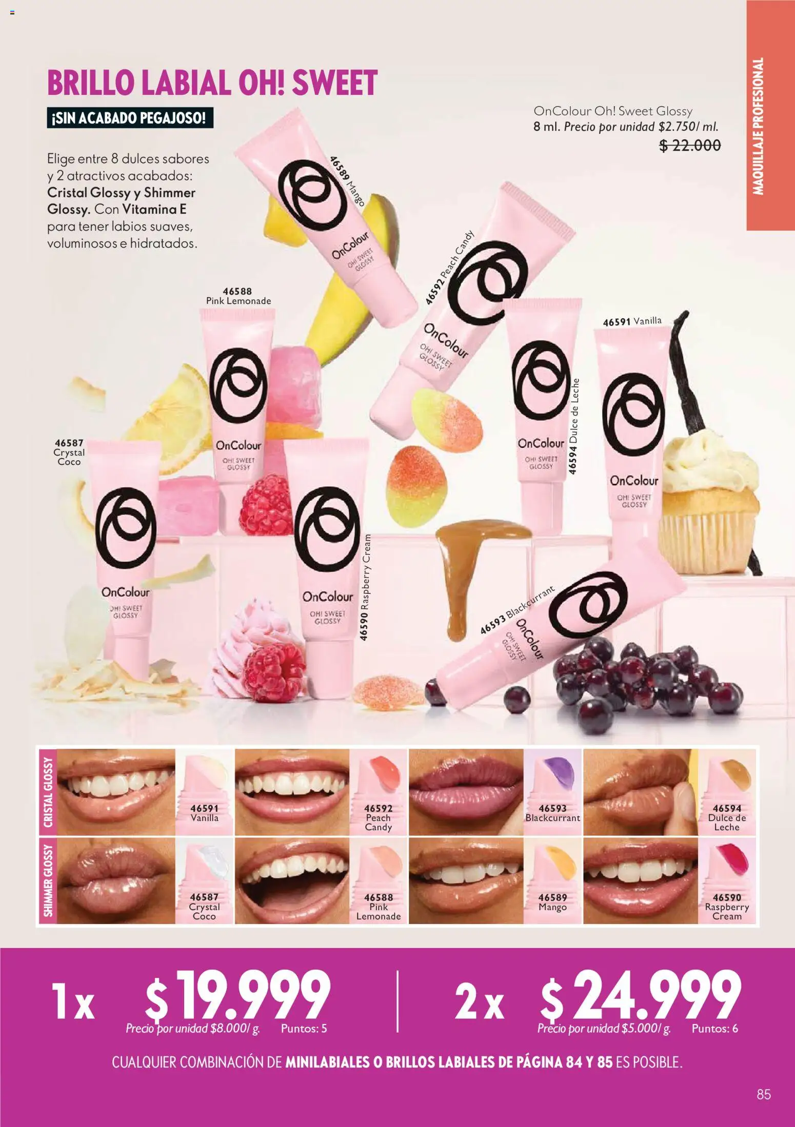Oriflame revista - valida desde el 11/07/2026 | Página: 85 | Productos: Maquillaje, Coco, Combinación, Leche